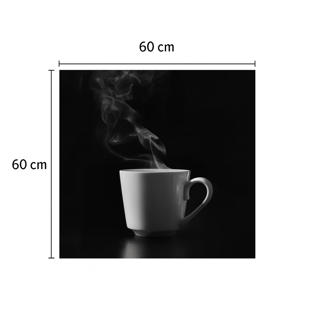 Black and white coffee-themed wall art, black and white coffee-themed wall art