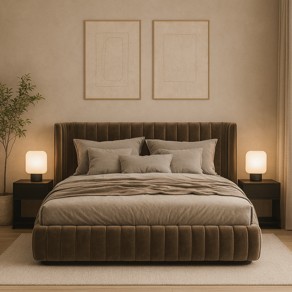 Velora Channel-Tufted Bed
