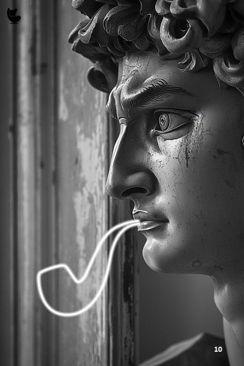 David Neon Pipe LED Wall Frame