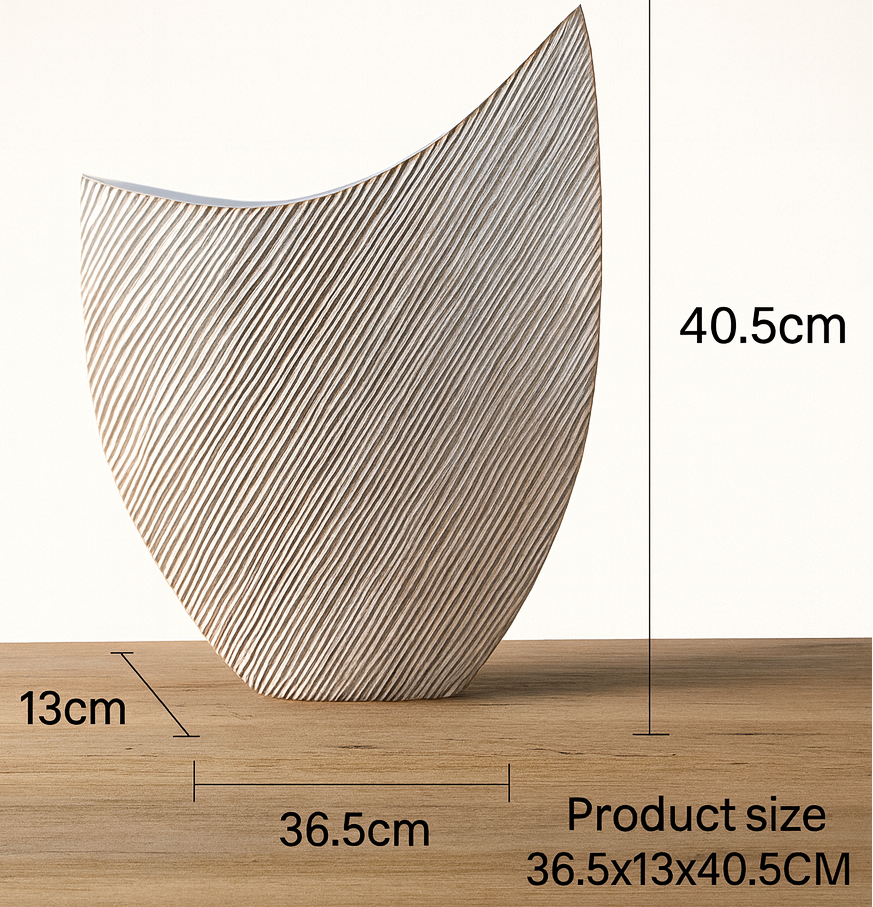 Modern organic, wabi-sabi, and minimalist contemporary, Sculptural, Asymmetrical Form, vase