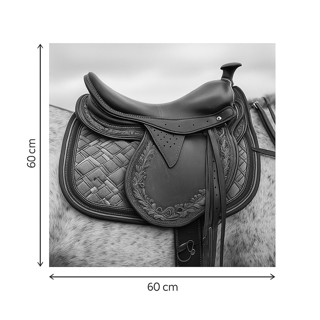 Rustic, equestrian-inspired aesthetic with a Modern monochrome twist,