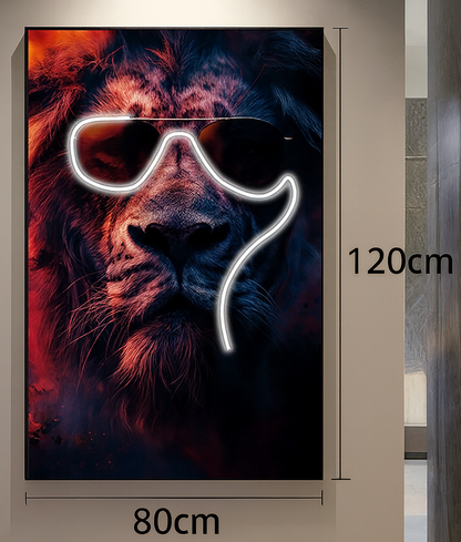 Modern, futuristic, and urban luxury,Neon & Digital Art Fusion