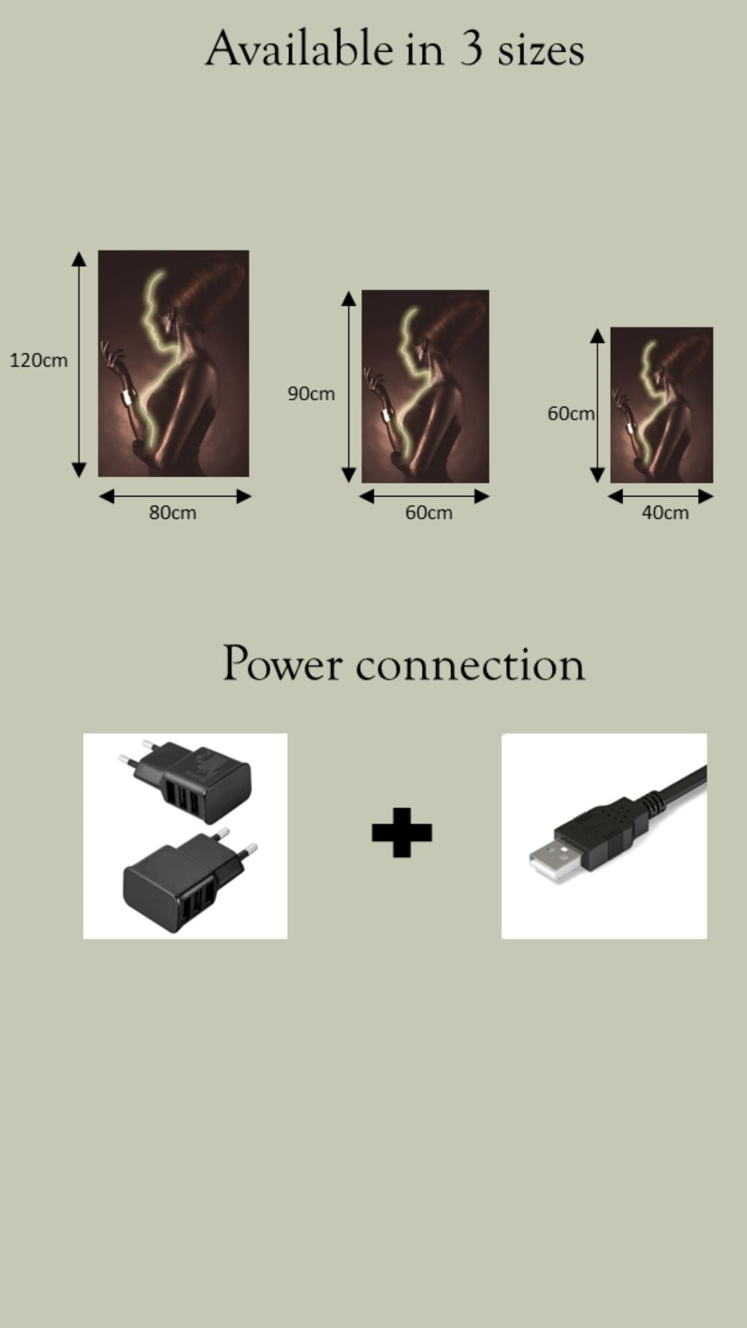 LED Wall Frame (Rabbit in Suit with Neon Glasses)