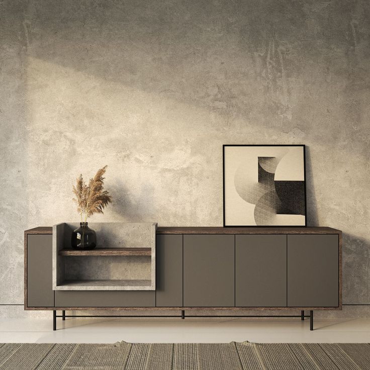 Concrete Edge Modern Shoe Rack