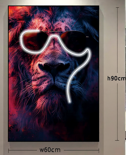 Modern, futuristic, and urban luxury,Neon & Digital Art Fusion