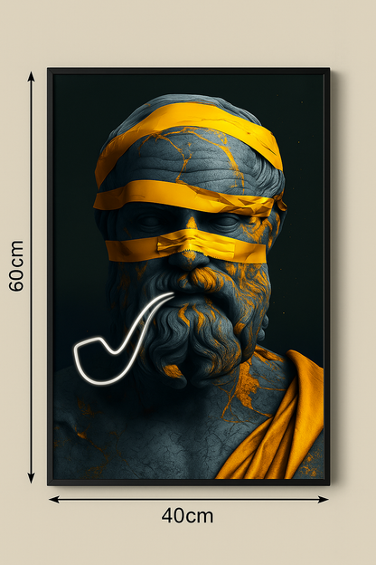 LED Wall Frame (Abstract Classical Bust)