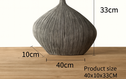 Modern organic, minimalist, and wabi-sabi-inspired, Sleek, Sculptural Forms, vase