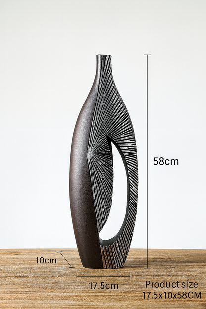 Modern sculptural, tribal-inspired, and contemporary luxury,Asymmetrical, Openwork Design