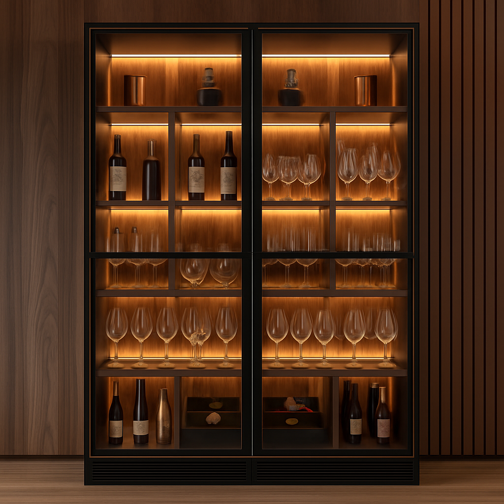 Modern Luxe Bar Cabinet