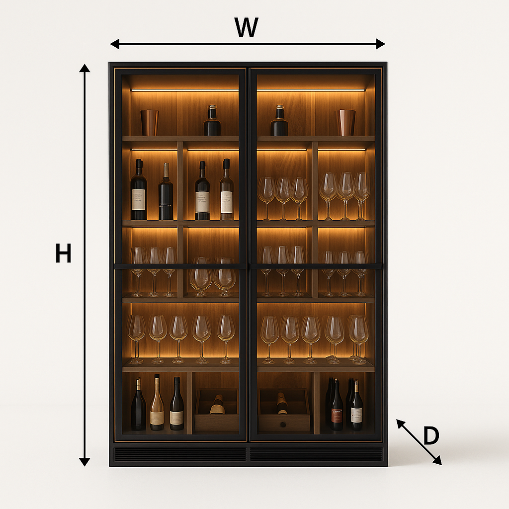 Modern Luxe Bar Cabinet