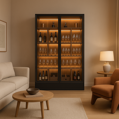 Modern Luxe Bar Cabinet