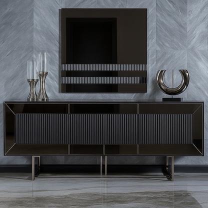 Lustro Mirror Sideboard with Wall Mirror