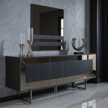 Lustro Mirror Sideboard with Wall Mirror