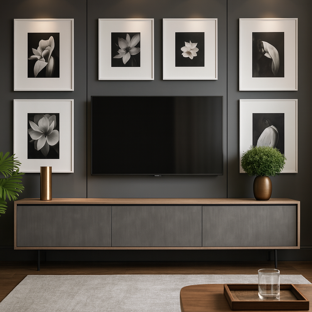 LuxeWall Floating TV Console