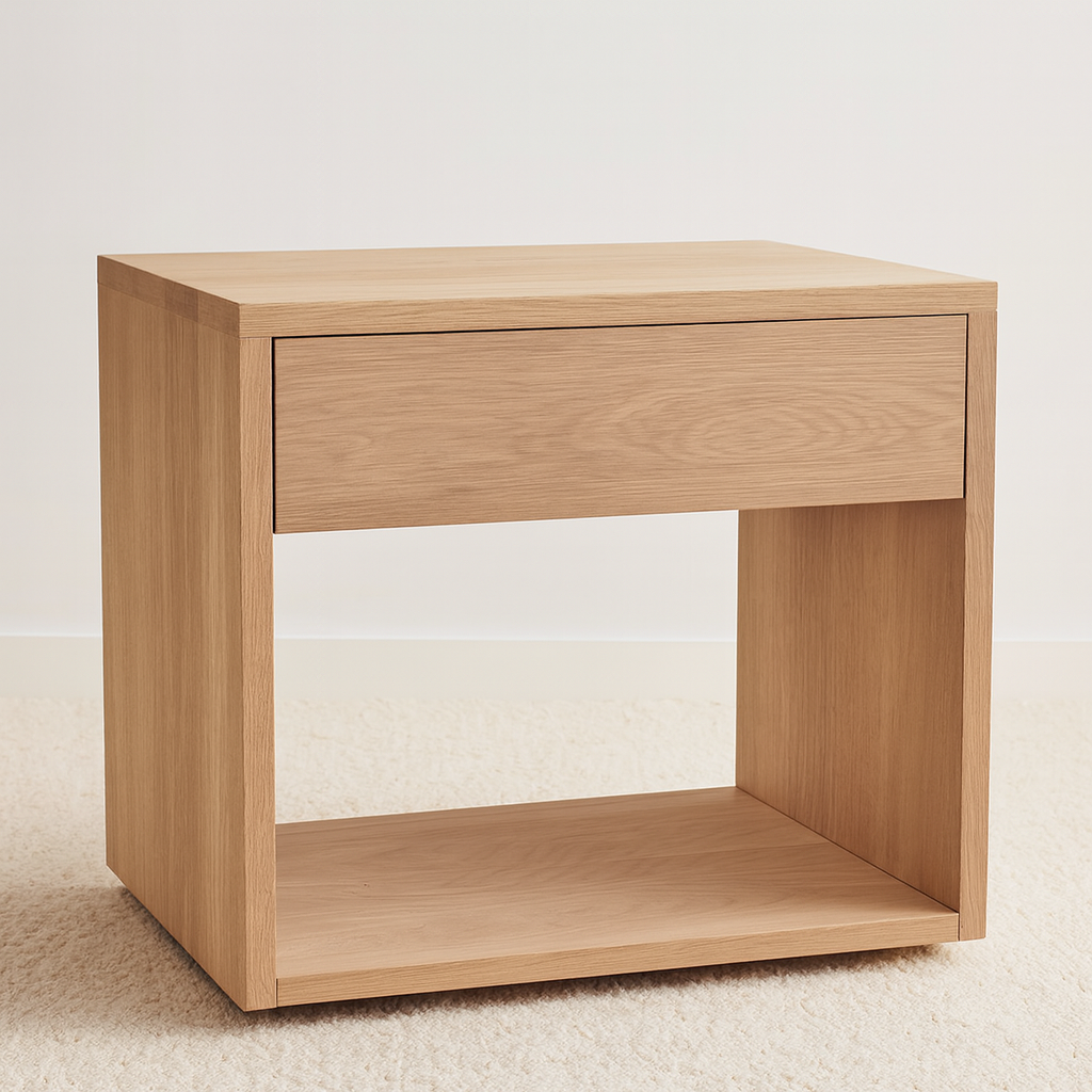 Minimalist Open-Shelf Side Table