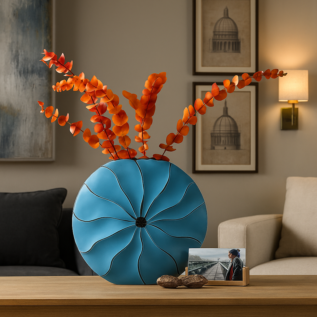 Modern artistic, sculptural, and contemporary eclectic,Round, Organic Shape