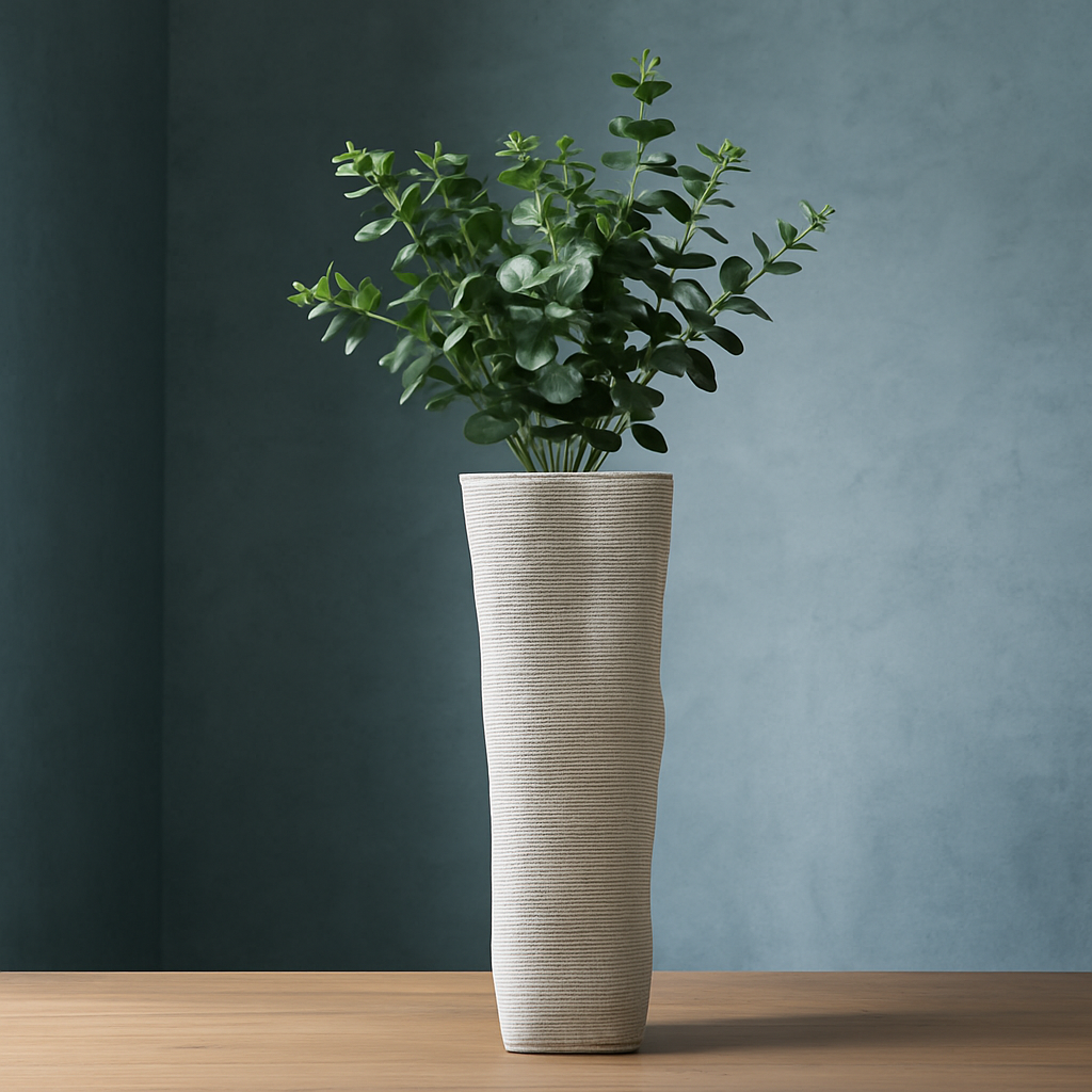 Modern organic, wabi-sabi, and minimalist contemporary,Tall, Asymmetrical Form