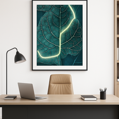 Led wall frame with nature-Inspired abstraction two effects, On/Off. Be used not only for decoration, But also night light modern contemporary, biophilic and neon