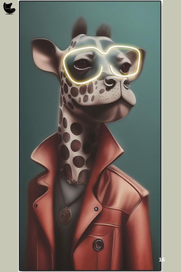 glow specs giraffe - jacket rebel radiance