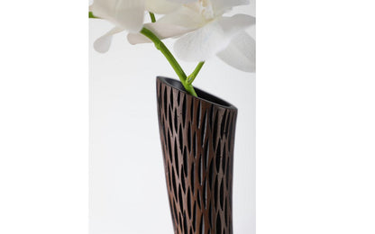 Modern tribal, sculptural, and organic contemporary,Tall, Slender, and Curved Form, vase