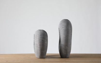 Modern sculptural, organic, and wabi-sabi-inspired,Abstract, Open-Circle Form
