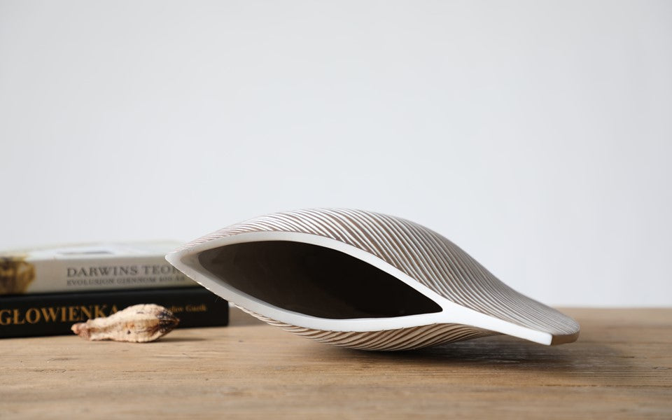 Modern organic, wabi-sabi, and minimalist contemporary, Sculptural, Asymmetrical Form, vase