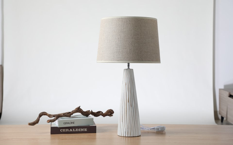 Modern Rustic or transitional style with elements of organic and contemporary design lamp.