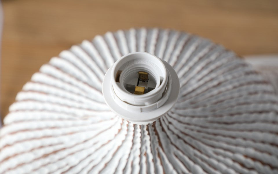Modern, minimalist, and slightly Rustic style lamp