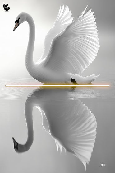 aurora wing - glowing led wall frame