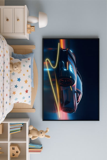 Neon Speed LED Wall Frame