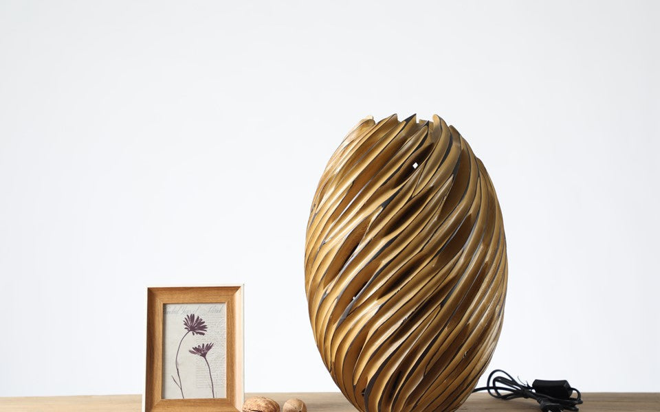 Contemporary sculptural Home Decorative Luxury Table Desk Modern Lamp
