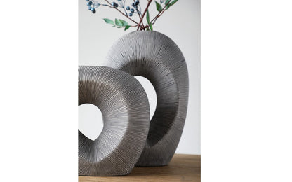 Modern sculptural, organic, and wabi-sabi-inspired,Abstract, Open-Circle Form