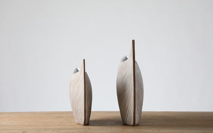Modern organic, wabi-sabi, and minimalist contemporary, Sculptural, Asymmetrical Form, vase