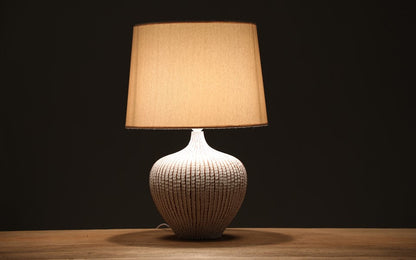 Modern, minimalist, and slightly Rustic style lamp