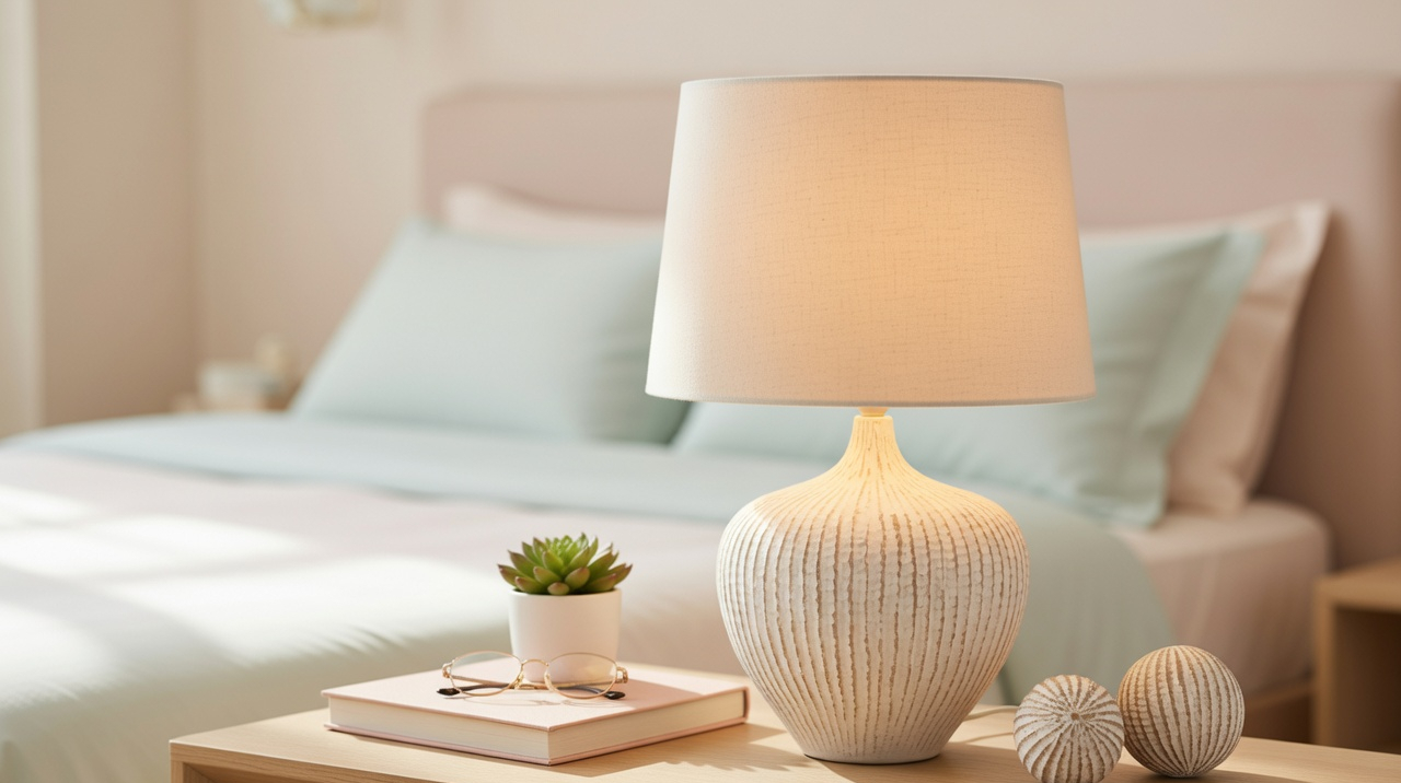 Modern, minimalist, and slightly Rustic style lamp