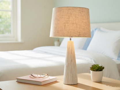 Modern Rustic or transitional style with elements of organic and contemporary design lamp.