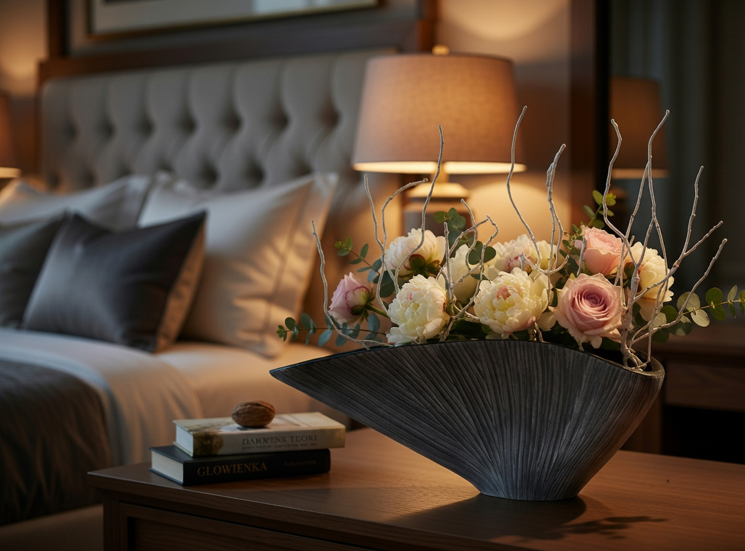 Modern organic, minimalist, and Japandi-inspired,Sculptural, Asymmetrical Shape, Vase