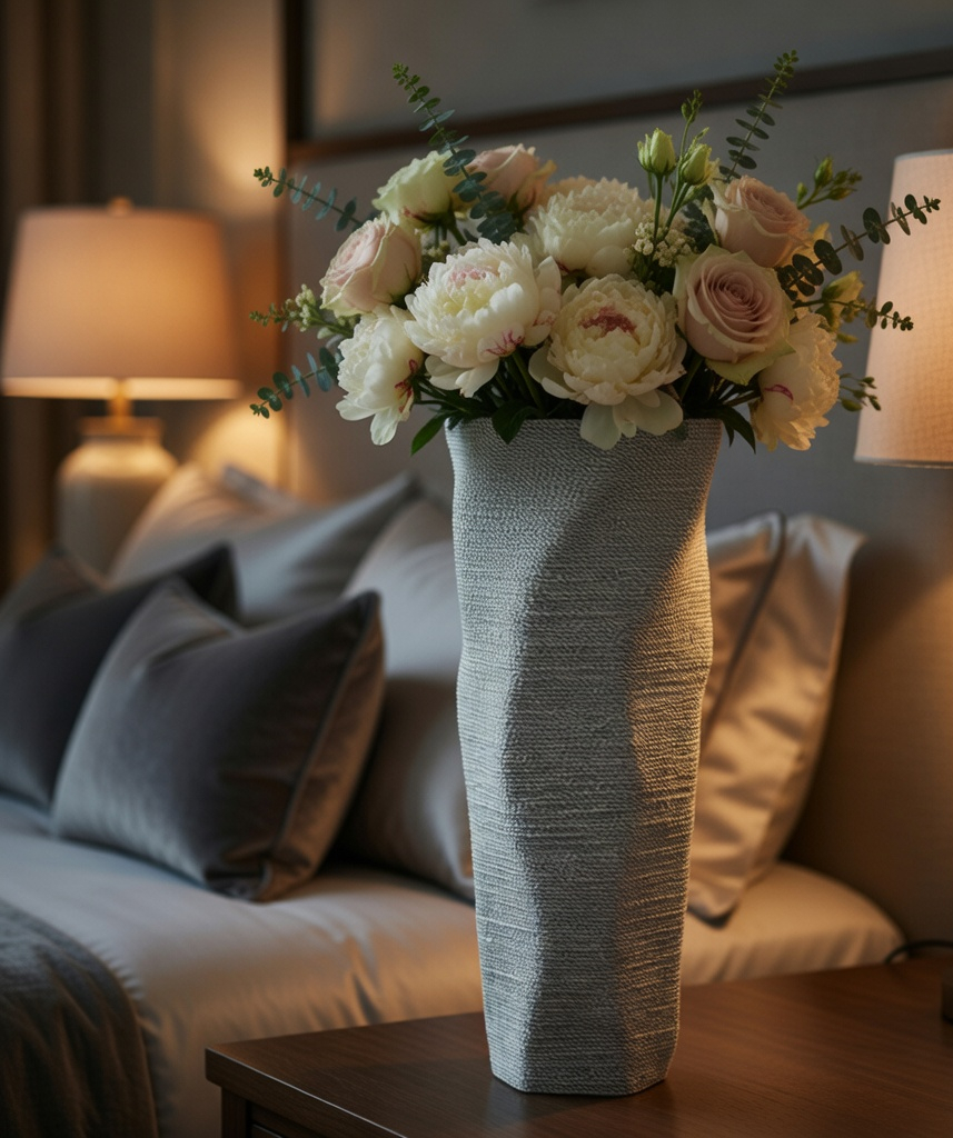 Modern organic, wabi-sabi, and minimalist contemporary,Tall, Asymmetrical Form