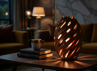 Contemporary sculptural Home Decorative Luxury Table Desk Modern Lamp