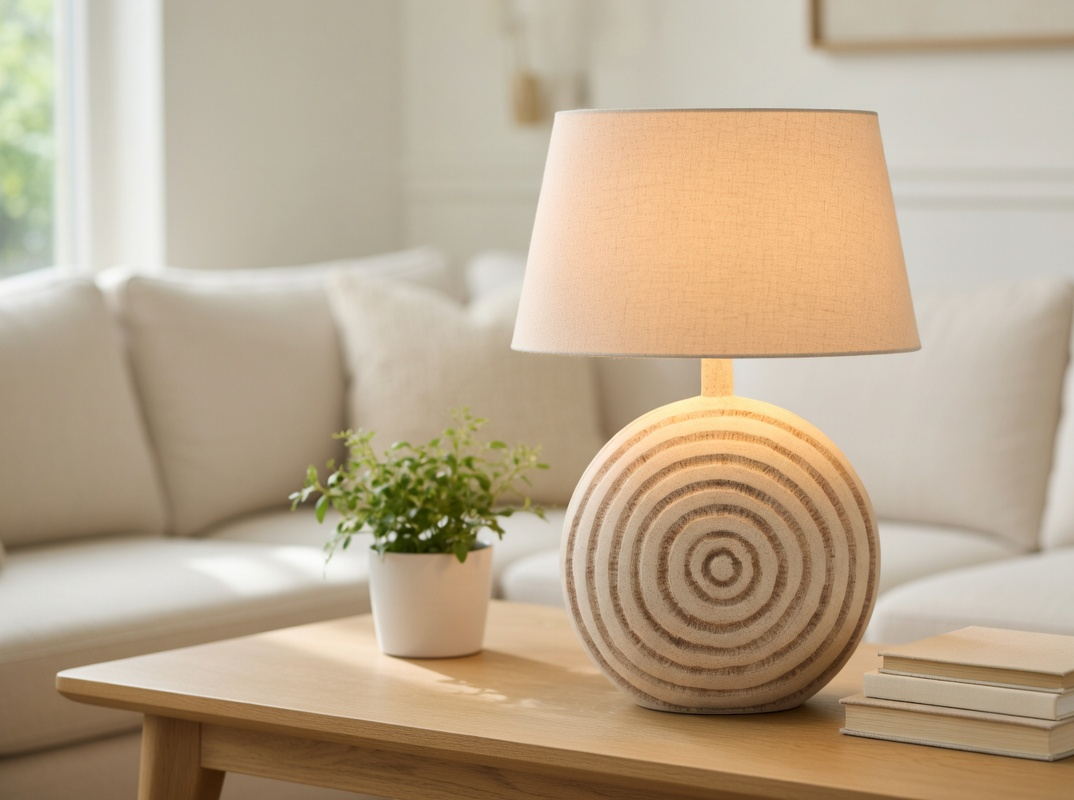 Bohemian, coastal, and Modern organic aesthetic lamp shade