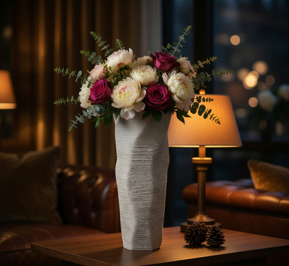 Modern organic, wabi-sabi, and minimalist contemporary,Tall, Asymmetrical Form