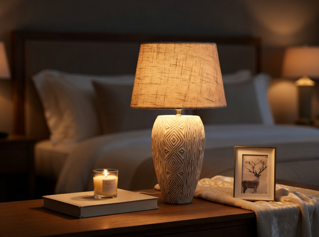 Bohemian, tribal, and Rustic-inspired aesthetic, Lamp