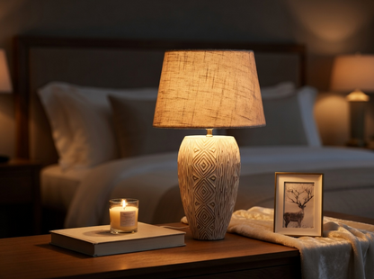 Bohemian, tribal, and Rustic-inspired aesthetic, Lamp