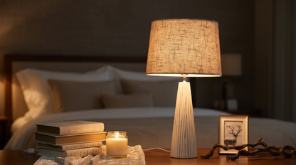 Modern Rustic or transitional style with elements of organic and contemporary design lamp.