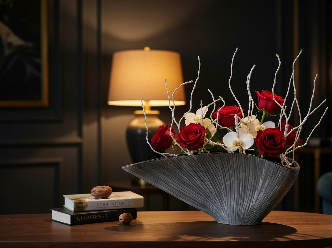Modern organic, minimalist, and Japandi-inspired,Sculptural, Asymmetrical Shape, Vase