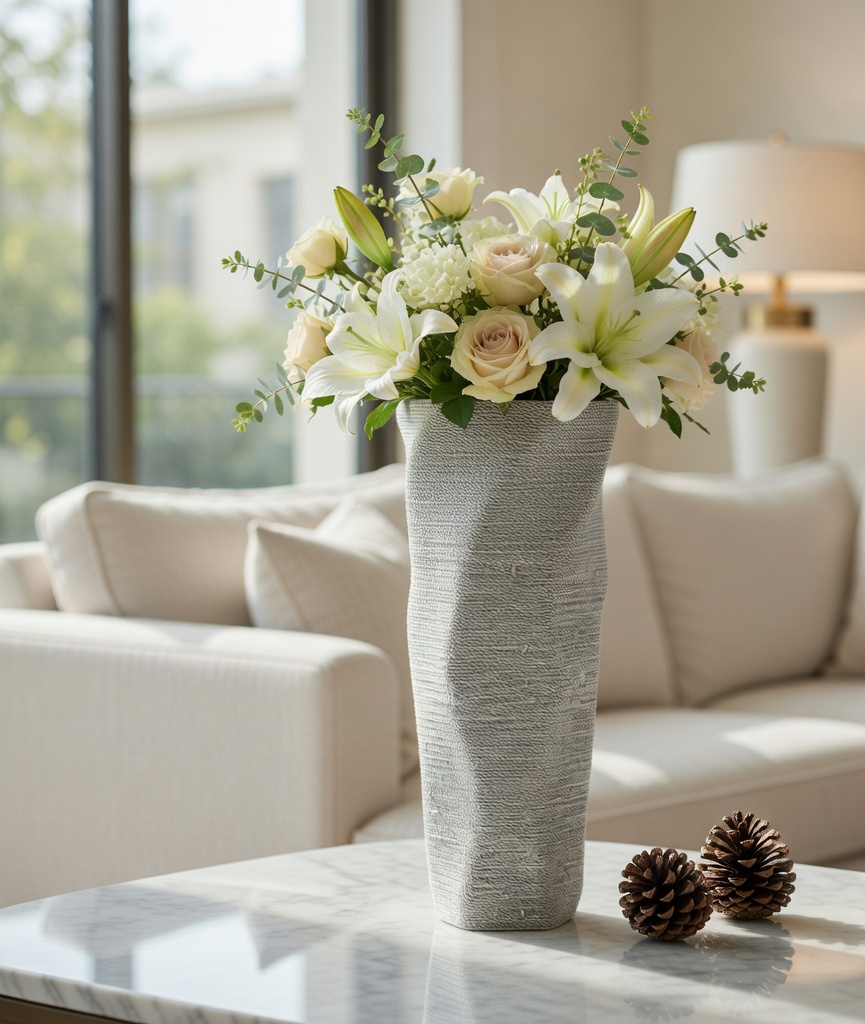 Modern organic, wabi-sabi, and minimalist contemporary,Tall, Asymmetrical Form