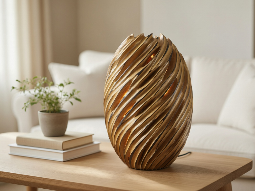 Contemporary sculptural Home Decorative Luxury Table Desk Modern Lamp