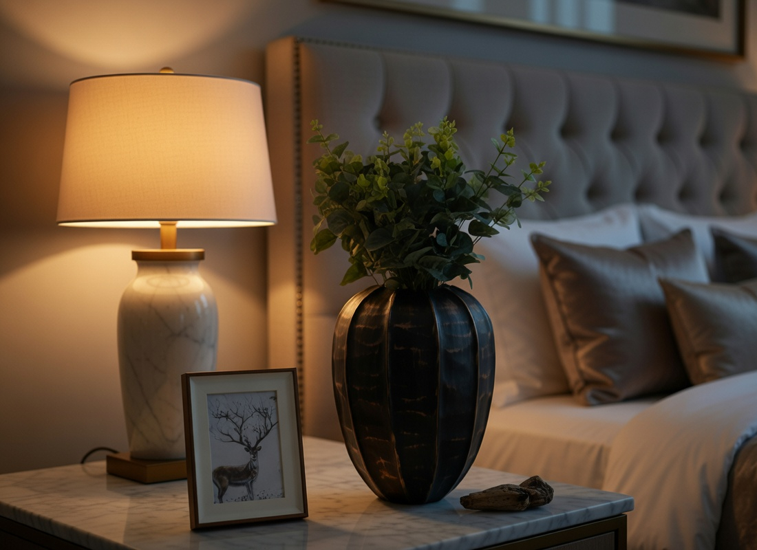 Rustic, tribal-inspired, and contemporary artisan,Organic, Rounded Shape with Vertical Grooves