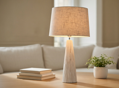 Modern Rustic or transitional style with elements of organic and contemporary design lamp.