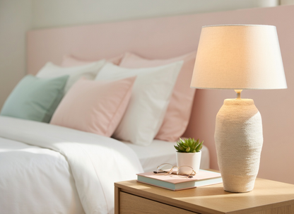 Minimalist, organic Modern, and Rustic-inspired, Handcrafted, Textured Base
